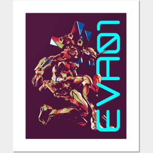 EVA 01 Posters and Art